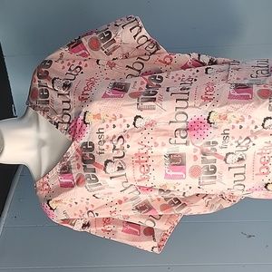 Betty Boop Scrub top 2XL